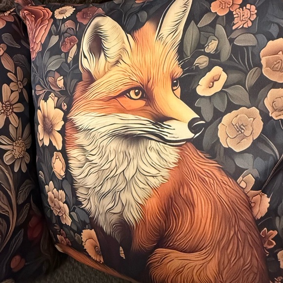 Vintage Floral Animal Print Throw Pillow Covers Double Sided - Picture 5 of 10